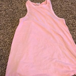 PINK tank top.